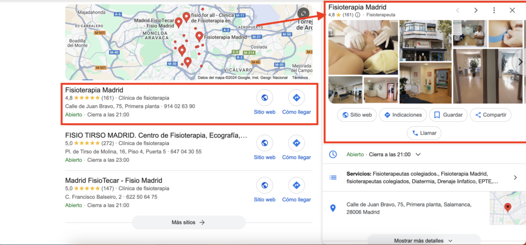 seo local para fisioterapeutas